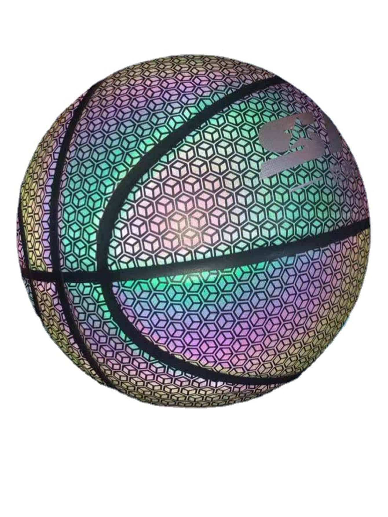 Glow In The Dark Basketball - Multicolor - View 1