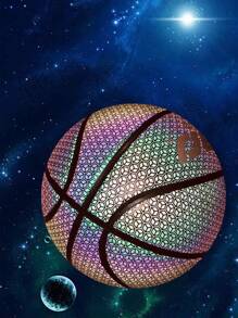 Glow In The Dark Basketball - Multicolor - View 2
