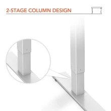 FlexiSpot 55x28 Inches Home Office Standing Desk Whole-Piece Desk Board Height Adjustable Computer Desk - White - View 8