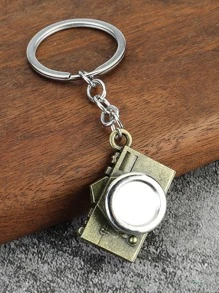 Mini Camera Design Keychain - Green - View 1