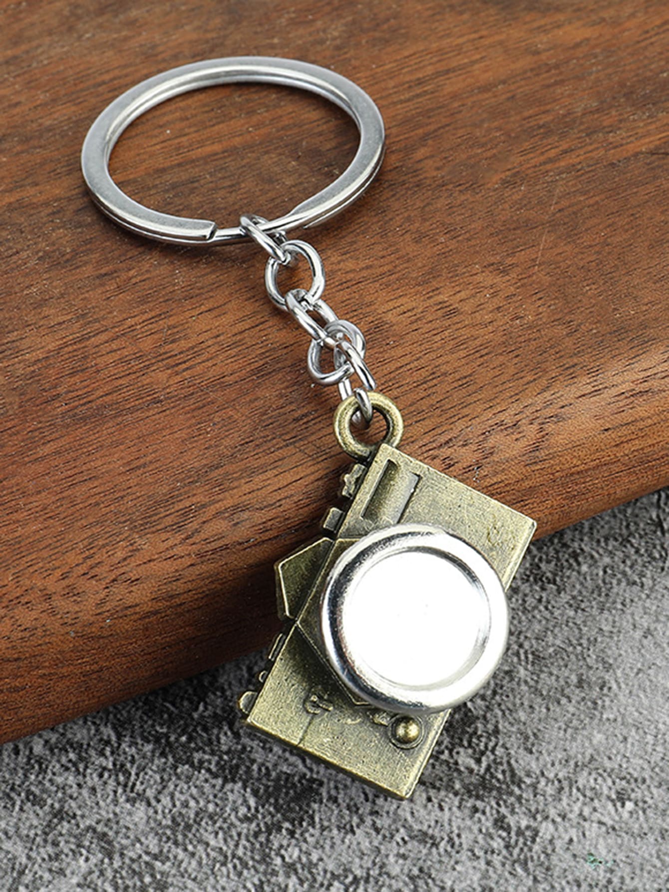 Mini Camera Design Keychain - Green - View 1