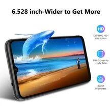 Blackview Mobile Phone A55,4G Dual SIM Unlocked Phones,Android 11 3GB+16GB/TF 128GB Smart Phone Unlocked,Face ID,3 Card Slots,4780mAh Capacity Battery, T-Mobile Unlocked Phone 6.5" HD+Large Screen - màu đen - Xem 4