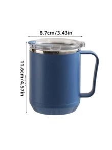 1 Pieza Taza De Acero Inoxidable Al Vacío Con Base De Calentamiento, Taza De Café, Taza Al Vacío - Azul - Ver 5