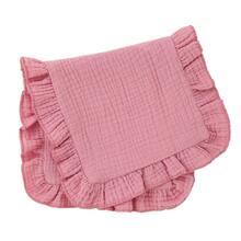 6pcs Solid Double Gauze Baby Burp Rag Shoulder Cloth Baby Muslin Fabric Burp Cloths - Multicolor - View 6