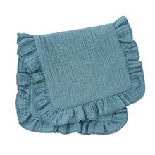 6pcs Solid Double Gauze Baby Burp Rag Shoulder Cloth Baby Muslin Fabric Burp Cloths - Multicolor - View 3