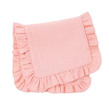 6pcs Solid Double Gauze Baby Burp Rag Shoulder Cloth Baby Muslin Fabric Burp Cloths - Multicolor - View 5