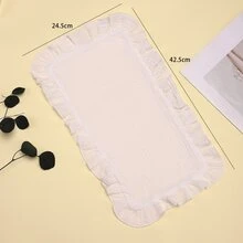 6pcs Solid Double Gauze Baby Burp Rag Shoulder Cloth Baby Muslin Fabric Burp Cloths - Multicolor - View 7