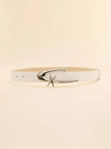 Thắt lưng trang trí ngôi sao - trắng - Xem 3