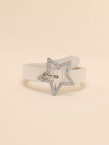 星星扣帶 街頭潮流 - 白色 - 查看 2