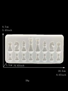 Chess Themed Silicone Resin Molds - Clear - View 4