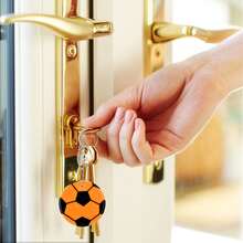 9pcs Children's Reflector Pendant, Football Reflectors for Children, Safety Reflector Pendant, Reflector Pendant for School Bag, Backpack, Pram, Clothing, Pet - Multicolor - View 5