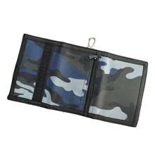 Portfel sportowy RFID Trifold Canvas Outdoor Sports Portfel na prezenty urodzinowe Portfel dla dzieci Kobiety Mężczyźni Torba ze wzorem Prezent Camo dla mężczyzn Portfel Portfel Portfel Mały portfel Portfel męski Portfel skórzany