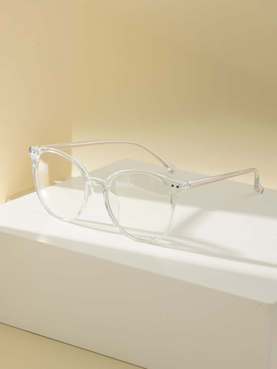 Clear Frame Women's Fashionable Design Glasses