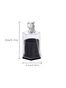 1pc Silver Storage Box - Silver - View 2
