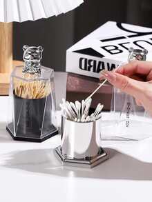 1pc Silver Storage Box - Silver - View 3