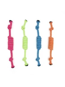糖果顏色嚼繩索玩具寵物玩具 - 彩色 - 查看 1