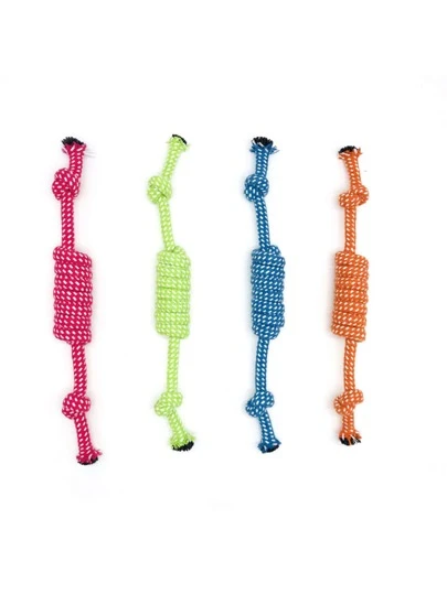 糖果顏色嚼繩索玩具寵物玩具