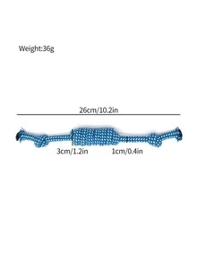 糖果顏色嚼繩索玩具寵物玩具 - 彩色 - 查看 2