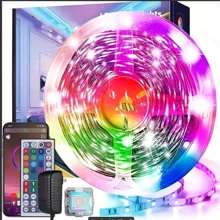 1 pieza Tira de luces LED , moderno blanco Luz led para casa Decoración - Blanco - Ver 1