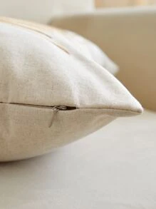 Seasonal Commuting Tree Leaf Embroidery Cushion Cover 1pc, Home Decor - 彩色 - 查看 5