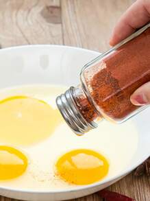 1pc Clear Glass Seasoning Bottle