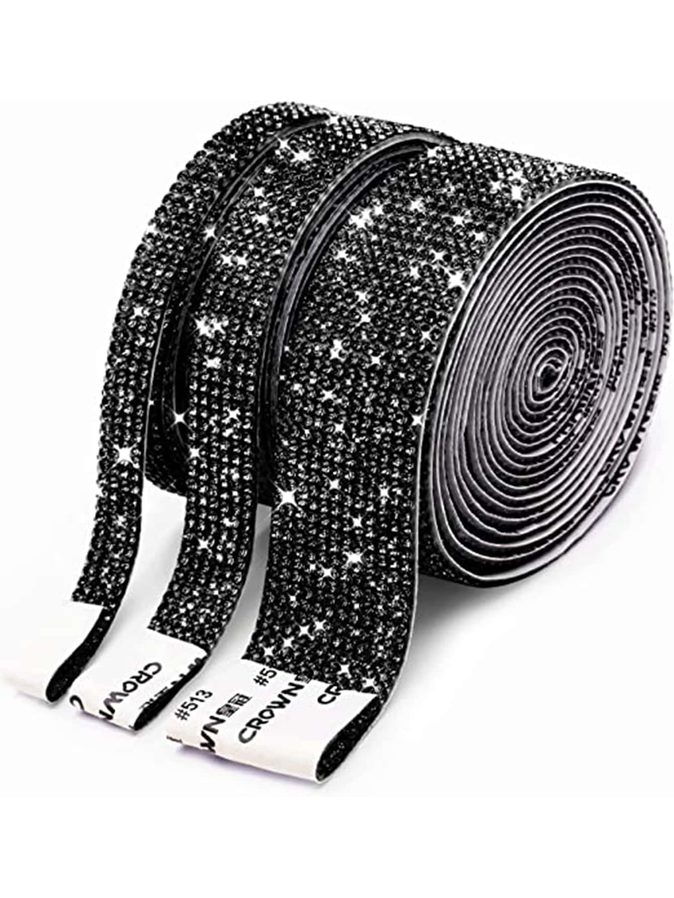 1-3 rotoli di adesivi in strass di cristallo autoadesivi, con strass da 2mm, usato per arte e artigianato, attività fai-da-te, decorazione per auto e telefono, vasi, torte di nozze, scintillante