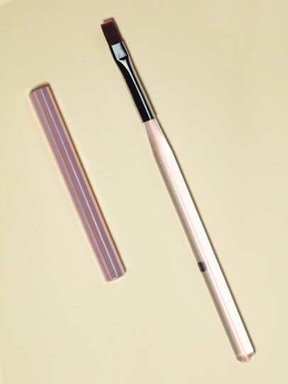 1個 オーロラ フラットブラシ ネイルアート エクステンション ビルダーブラシ