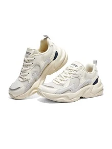 Skechers 女士老學校鞋dlites運動鞋,校園休閒鞋（白色）117364