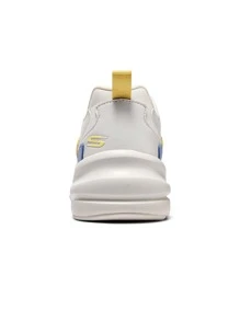 Skechers 女士复古鞋 Dlites 运动鞋、校园休闲鞋（白色）117364 - 米色 - 查看 3