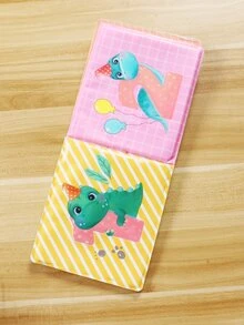 卡通恐龍數字沐浴書 - 橄欖綠 - 查看 5