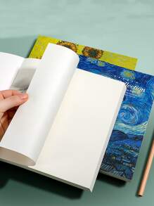 1本油畫圖案素描繪畫書,適用於藝術學生 - 彩色 - 查看 3