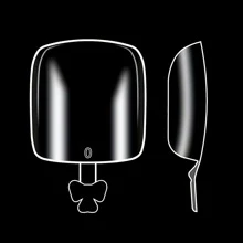 480片套軟膠、亞克力無色透明12 Size假趾甲，附指甲文件，適用於初學者和專業沙龍趾甲美容設計續增甲人工甲用品 - 無色 - 查看 3