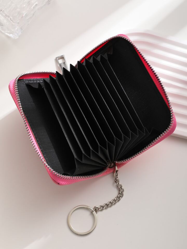Zipper Wallet With Chain