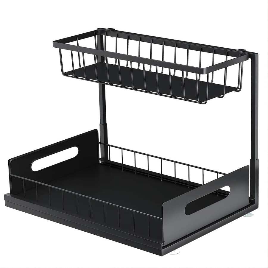 Organisateur D'évier En Inox - Porte-éponge Et Rangement Pour Cuisine