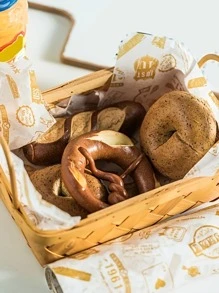 50pcs, Wax Papers, Food Wrapping Paper, Confectionery Mat Paper, Greaseproof Paper, Baking Wax Paper, Printed Wrapping Paper, Oil And Water Resistant, Air Fryer Kitchen Air Fryer Liners Air Fryer Paper Airfryer Air Frier
