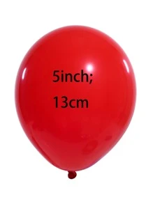 10pcs/Set 5-Inch Matte Mini Balloons Rose Gold Decor Kit For Wedding, Children Birthday Party Decoration, Happy Birthday Party Supplies And Scene Layout - Pink - View 3