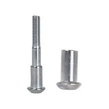 cierre Tornillos ( Set de dos ) - Plateado - Ver 4