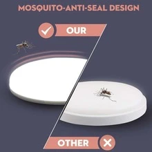 1入組PMMA吸頂燈,現代白色吸頂燈 - 白色 - 查看 10