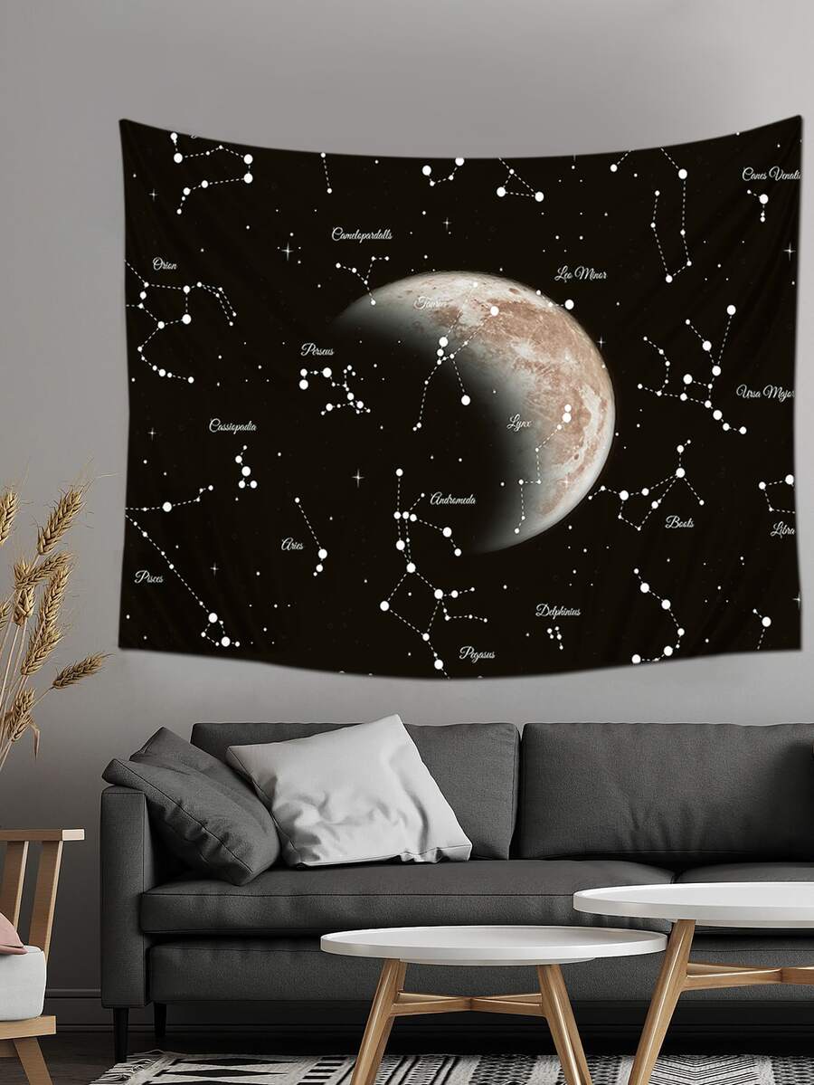 Tấm thảm Đồ trang trí treo Chất vải Vải nền Đối với Phòng khách , Phòng ngủ , Phòng ăn , Học tập Trang trí phòng , Họa tiết thiên hà , Polyester Chất liệu , Phong cảnh Treo tranh - Nhiều màu - Xem 1