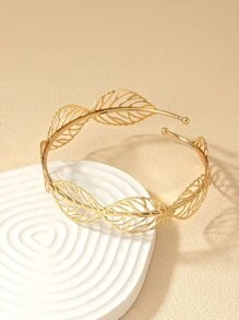 1pc Minimalist Hollow Leaf Armband
