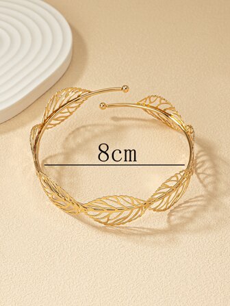 1pc Minimalist Hollow Leaf Armband