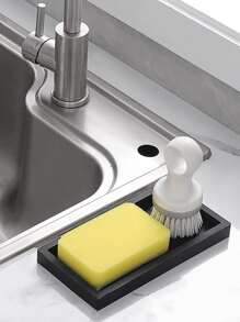 Khay Đựng Đồ Silicon Cho Phòng Tắm Nhà Bếp Phòng Khách Bàn Trang Điểm, Chìa Khóa Hộp Đựng Mỹ Phẩm - màu đen - Xem 2