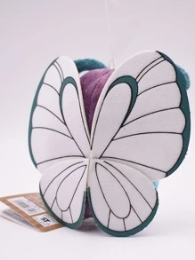 1 pieza súper suave con mariposa Peluche Juguete con felpa , hierro armadura , azul rosado con mariposa - Morado - Ver 3