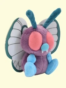 1 pieza súper suave con mariposa Peluche Juguete con felpa , hierro armadura , azul rosado con mariposa - Morado - Ver 1