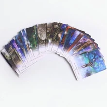 44 Pcs Kuil Bintang Oracle Kartu Ramalan Misterius Komik Kartu Tarot Wanita Gadis Permainan Kartu Papan Permainan Bahasa Inggris bermain Kartu - MultiWarna - View 6