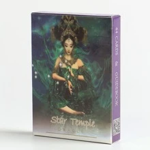 44 Pcs Kuil Bintang Oracle Kartu Ramalan Misterius Komik Kartu Tarot Wanita Gadis Permainan Kartu Papan Permainan Bahasa Inggris bermain Kartu - MultiWarna - View 2