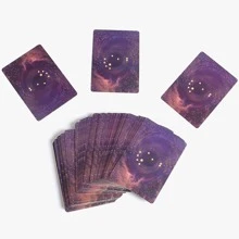 44 Pcs Kuil Bintang Oracle Kartu Ramalan Misterius Komik Kartu Tarot Wanita Gadis Permainan Kartu Papan Permainan Bahasa Inggris bermain Kartu - MultiWarna - View 5