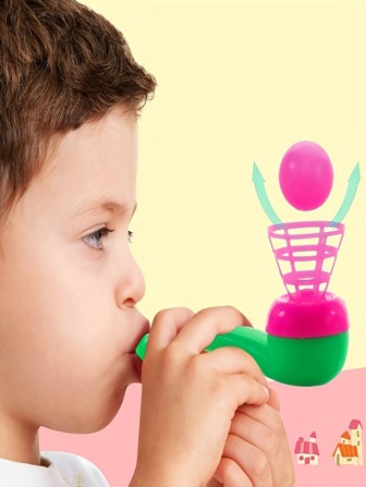 8 piezas/set Juguete al azar de plástico , creativo suspendido bola para fiesta