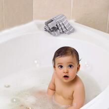 幾何樣式孩子們毛巾 - 灰色 - 查看 7