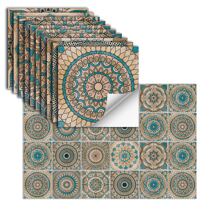 24 miếng dán tường chống thấm hoa văn Mandala - Nhiều màu - Xem 3